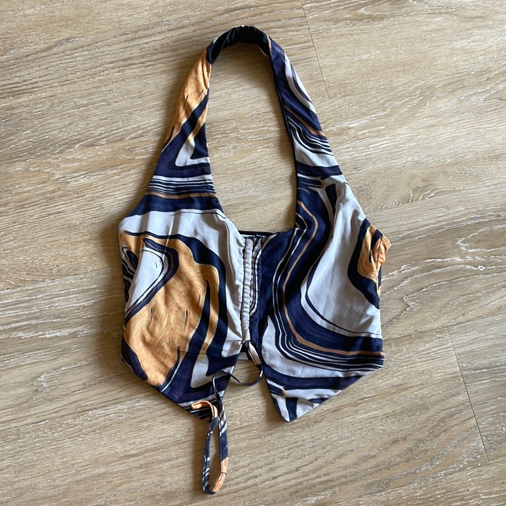 PRINCESS POLLY HALTER TOP size xs